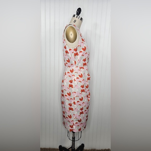 Black Halo Women Floral Sleeveless Midi Dress Size 8 - Picture 5 of 11
